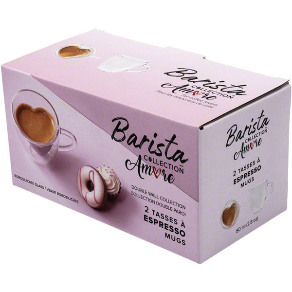 Safdie Amore Barista 80ml Espresso Cups, Set of 2