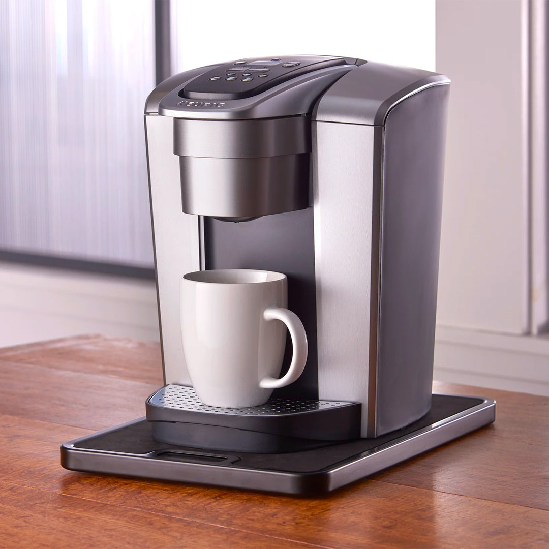 Nifty Countertop Appliance Rolling Tray, Black ECS Coffee