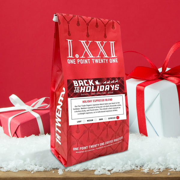 I.XXI Back to the Holidays Blend Whole Bean Espresso, 12 oz.