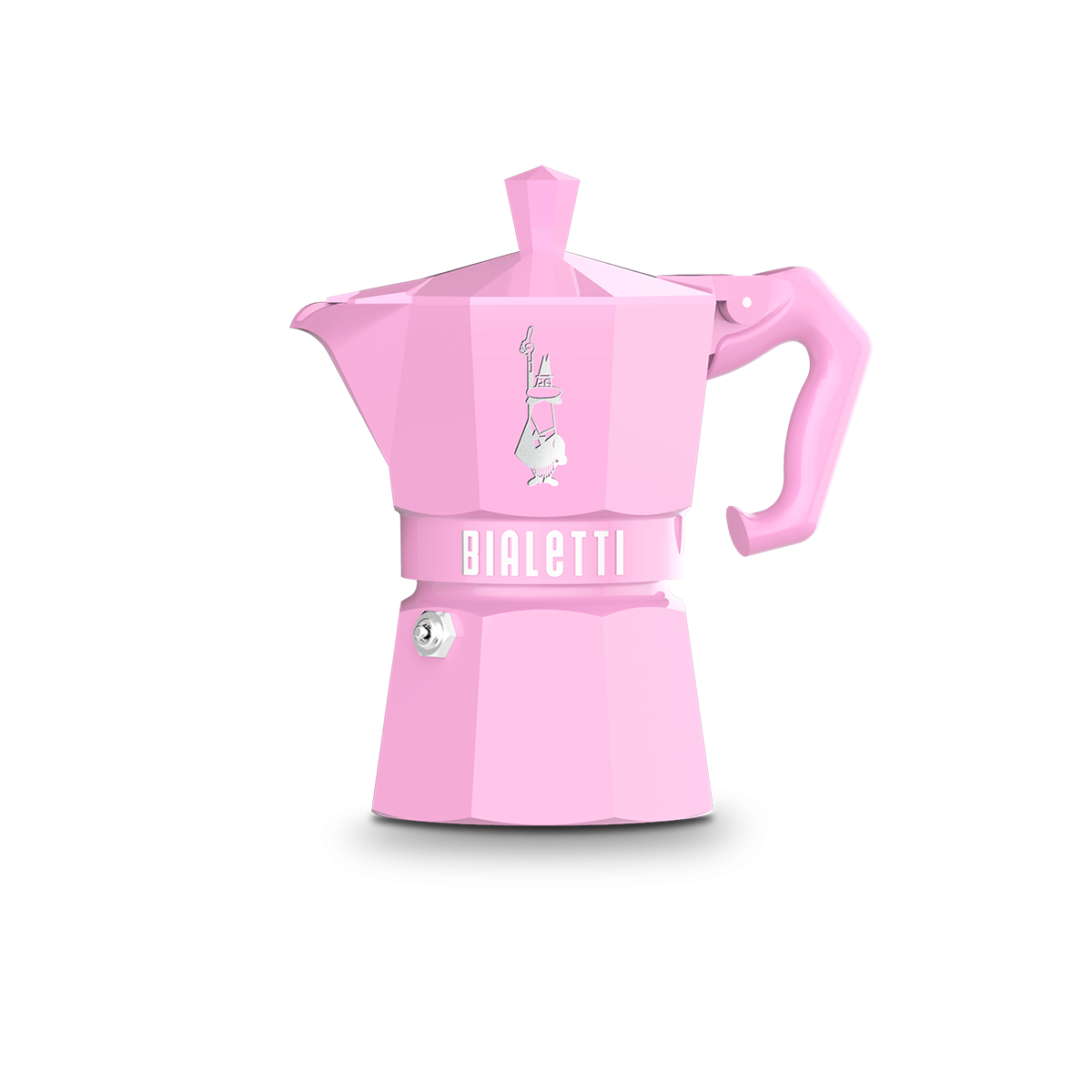 Bialetti Moka Express Stovetop Espresso Maker Pink