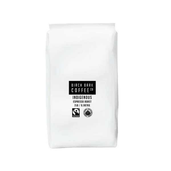 Birch Bark Indigenous Espresso FTO Whole Bean Coffee, 2 lb