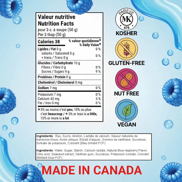 Popix Popping Pearls Blue Raspberry, 500g