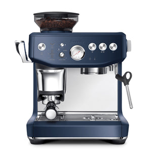 Breville Barista Express Impress Automatic Espresso Machine, Damson Blue #BES876DBL