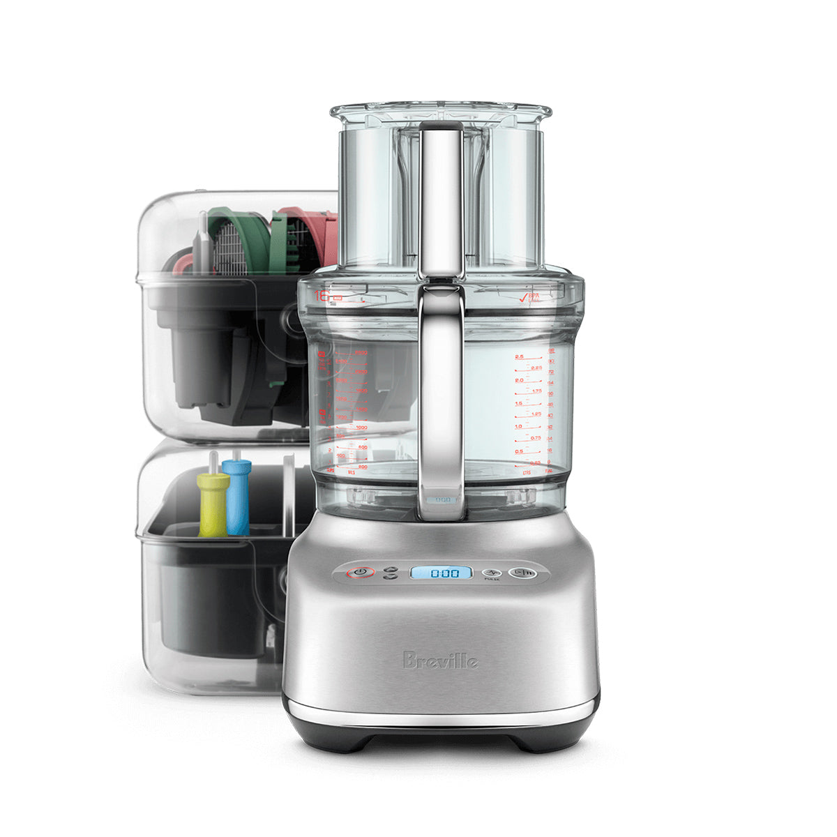 Breville Paradice 16 Food Processor, Brushed Stainless Steel