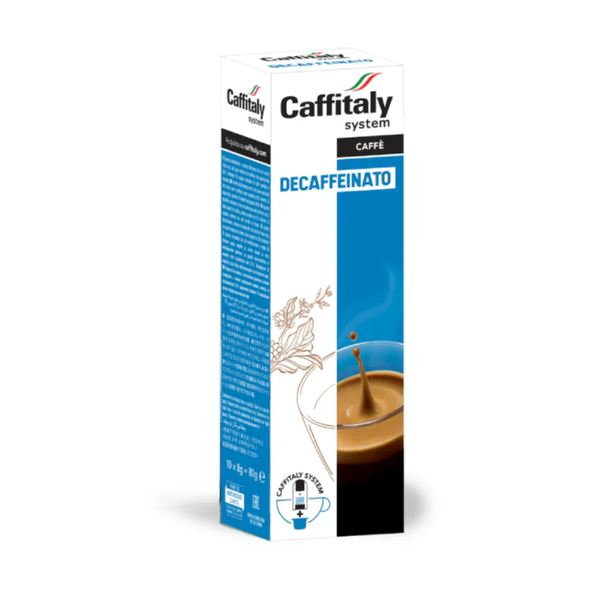 Caffitaly ecaffe Decaffeinato Fair Trade Espresso Capsules, 10 Count