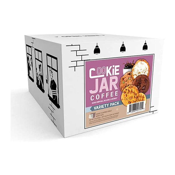 Cookie Jar Flavoured Variety Pack Single Serve Coffee, 40 Pack