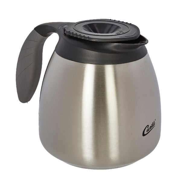 Curtis 64 oz Seamless SS Exterior/Liner Pourpot with Brew-Thru Lid #CLXP6401S100