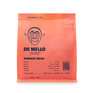 De Mello Zumachi Decaf Whole Bean Coffee, 227 g