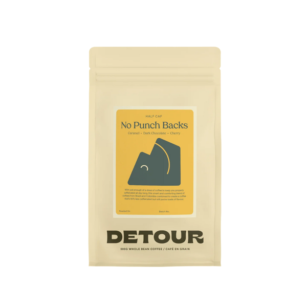 Detour No Punch Backs Half-Caff, 300g
