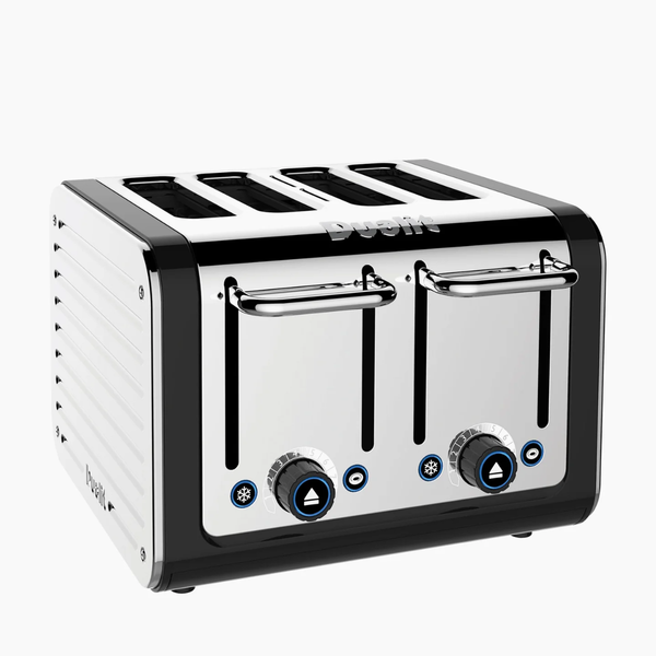Dualit Architect Toaster 4-Slot, Chrome & Black #46555
