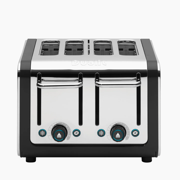 Dualit Architect Toaster 4-Slot, Chrome & Black #46555