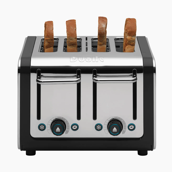 Dualit Architect Toaster 4-Slot, Chrome & Black #46555