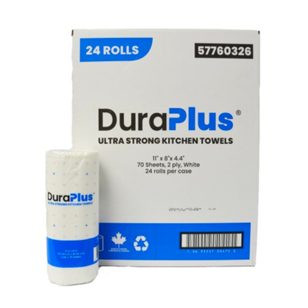 DuraPlus Kitchen Towel, 24 Rolls/Case #57760326