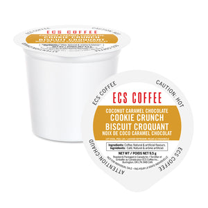 ECS Coffee Coconut Caramel Chocolate Cookie Crunch Single Serve Coffee 24 Pack