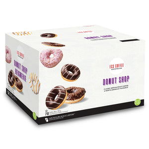 ECS Coffee Donut Shop Blend Single Serve Coffee 70 Pack