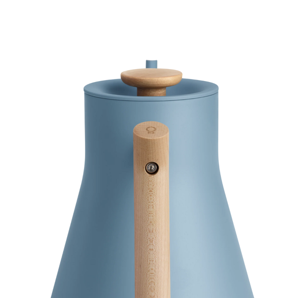 Fellow EKG Pro Pour Over Kettle, Hazy Blue With Maple Handle