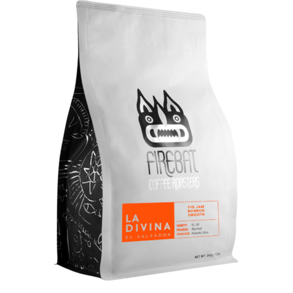 Firebat El Salvador La Divina Whole Bean Coffee, 12oz