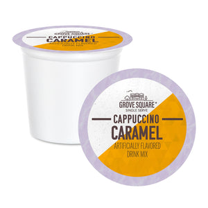 Grove Square Caramel Single Serve Cappuccino 24 Pack