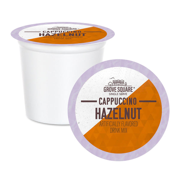Grove Square Hazelnut Single Serve Cappuccino 24 Pack
