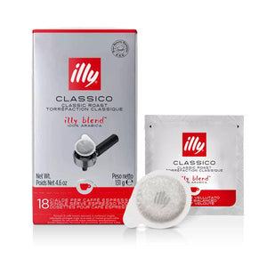 illy Classico Medium Roast Espresso E.S.E Pods, 18 Pack