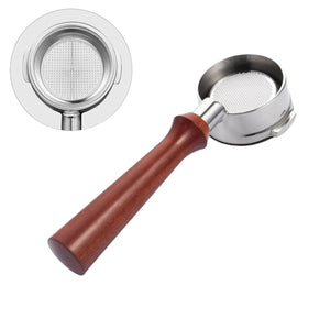 I.XXI Breville Compatible 58mm Bottomless Portafilter, Rosewood