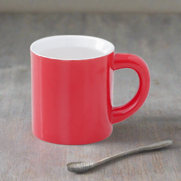 I.XXI Ceramic Coffee Mug 300ml, Red with table setting