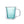 I.XXI Double Wall Green Wave Glass Coffee Cup with Handle, 250ml