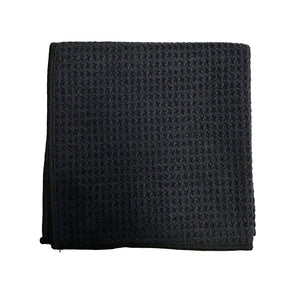 I.XXI Barista Waffle Cleaning Towel with Hook, Black