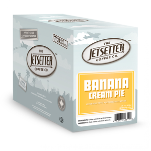 Jetsetter Banana Cream Pie Single Serve Coffee, 24 Pack