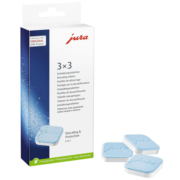 Jura Descaling Tablets, Pack of 9