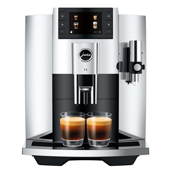 Jura E8 Automatic Espresso Machine, Chrome #15646