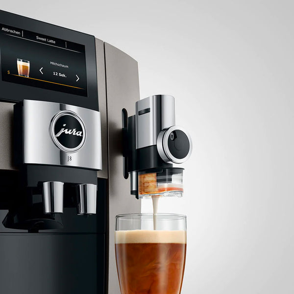 Jura J8 Automatic Espresso Machine, Midnight Silver #15555