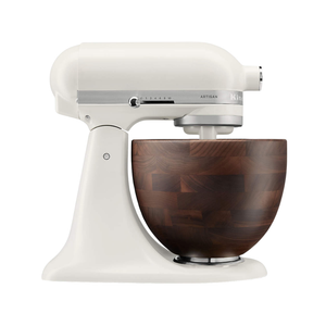 KitchenAid Artisan Stand Mixer With Wood Bowl, Porcelain #KSM156