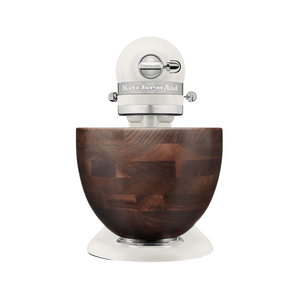 KitchenAid Artisan Stand Mixer With Wood Bowl, Porcelain #KSM156