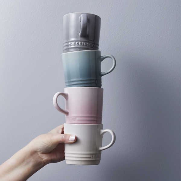 Le Creuset Stoneware Cappuccino Cups Calm Collection, Set of 4