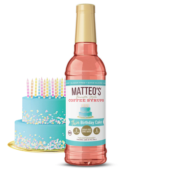 Matteo's Sugar Free Birthday Cake Syrup, 750ml 