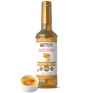 Matteo's Sugar Free Caramel Brulee Syrup, 750ml