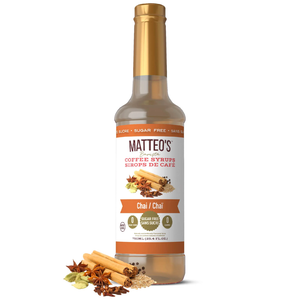 Matteo's Sugar Free Chai Syrup, 750ml 