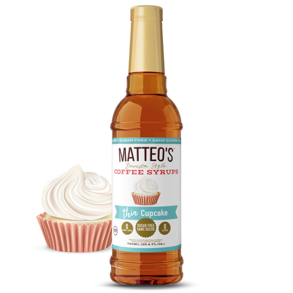 Matteo's Sugar Free Cupcake Syrup, 750ml