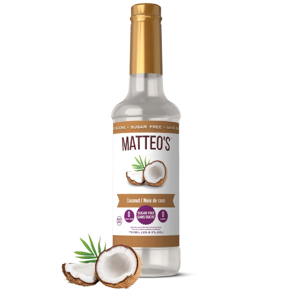 Matteo's Sugar Free Coconut Syrup, 750ml