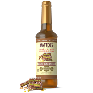 Matteo's Sugar Free Dubai Chocolate Syrup, 750ml
