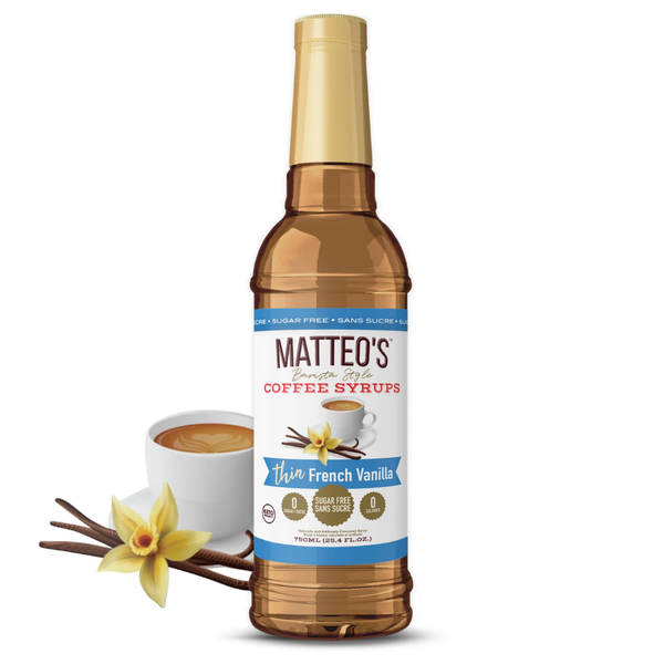 Matteo's Sugar Free French Vanilla Syrup, 750ml