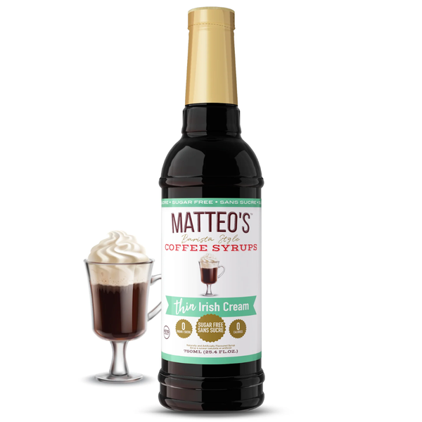 Matteo's Sugar Free Irish Cream Syrup, 750ml