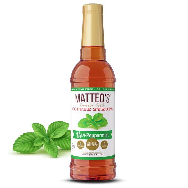 Matteo's Sugar Free Peppermint Syrup, 750ml