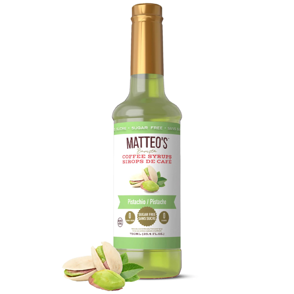 Matteo's Sugar Free Pistachio Syrup, 750ml