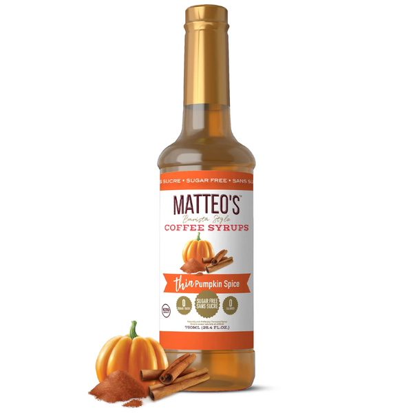 Matteo's Sugar Free Pumpkin Spice Syrup, 750ml