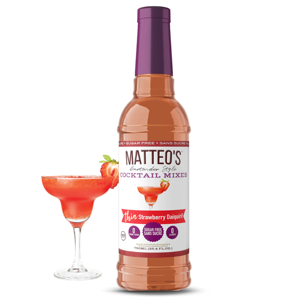 Matteo's Sugar Free Strawberry Daiquiri Syrup, 750ml