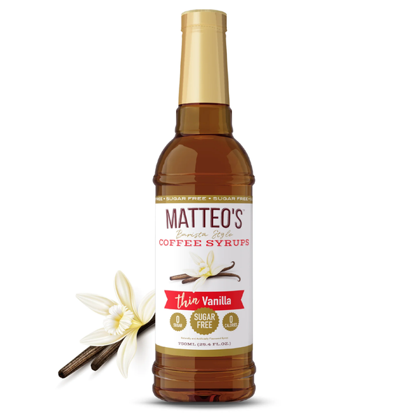 Matteo's Sugar Free Vanilla Syrup, 750ml