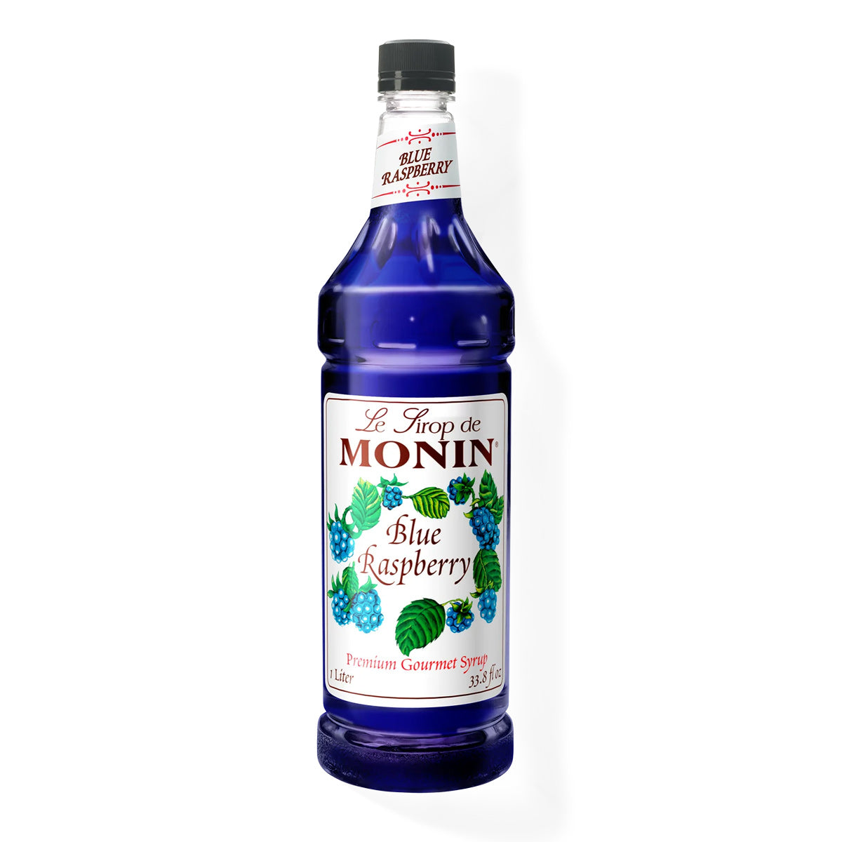 Monin Blue Raspberry Syrup, 1L Bottle – ECS Coffee