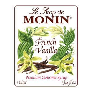 Monin French Vanilla Syrup, 1L Bottle